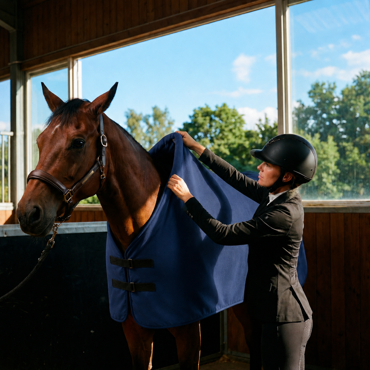 Therapy Blanket for Horses | 11 kg Weighted Blanket, Calming