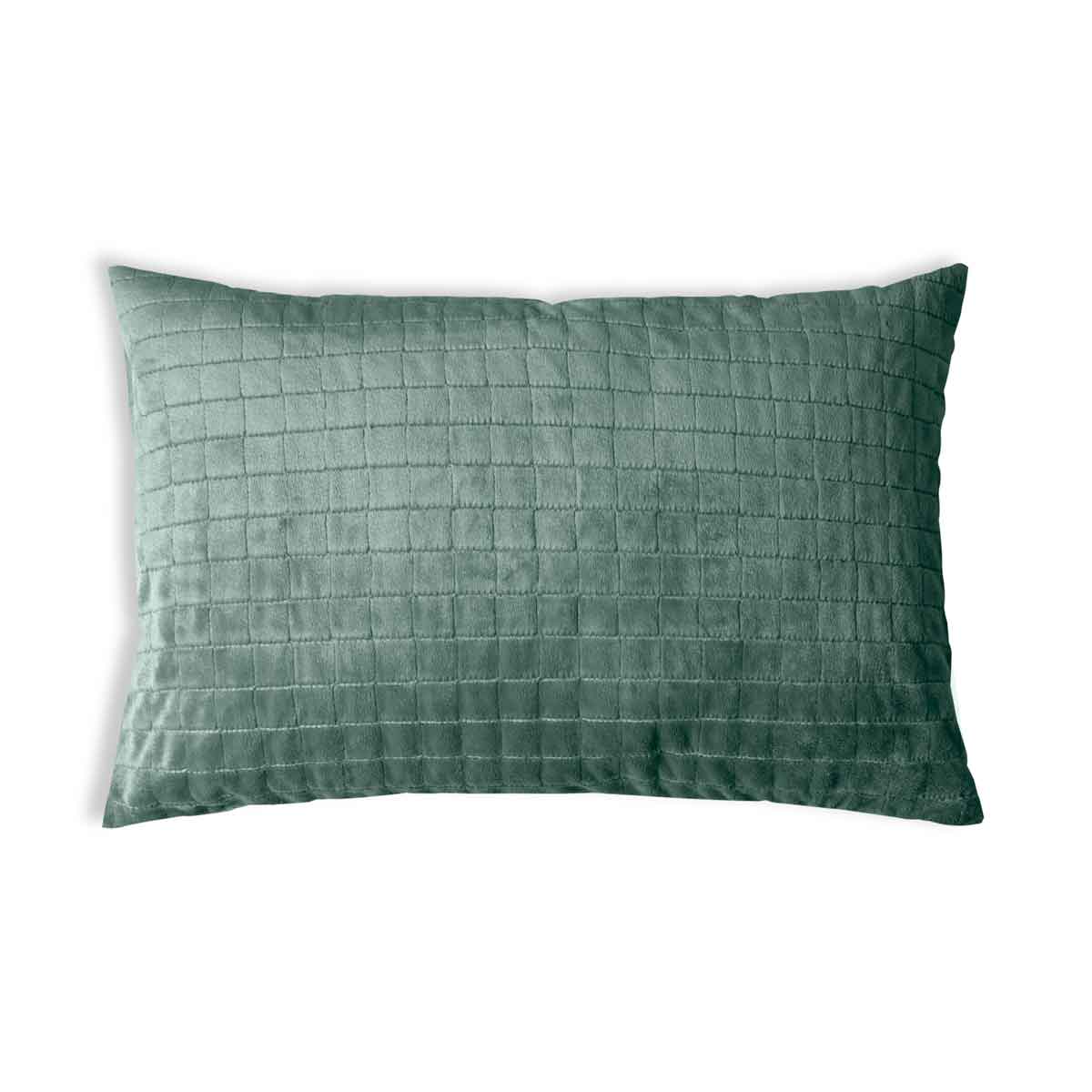 Health Pillow with 4-Season Cover in Mint Green for Adults