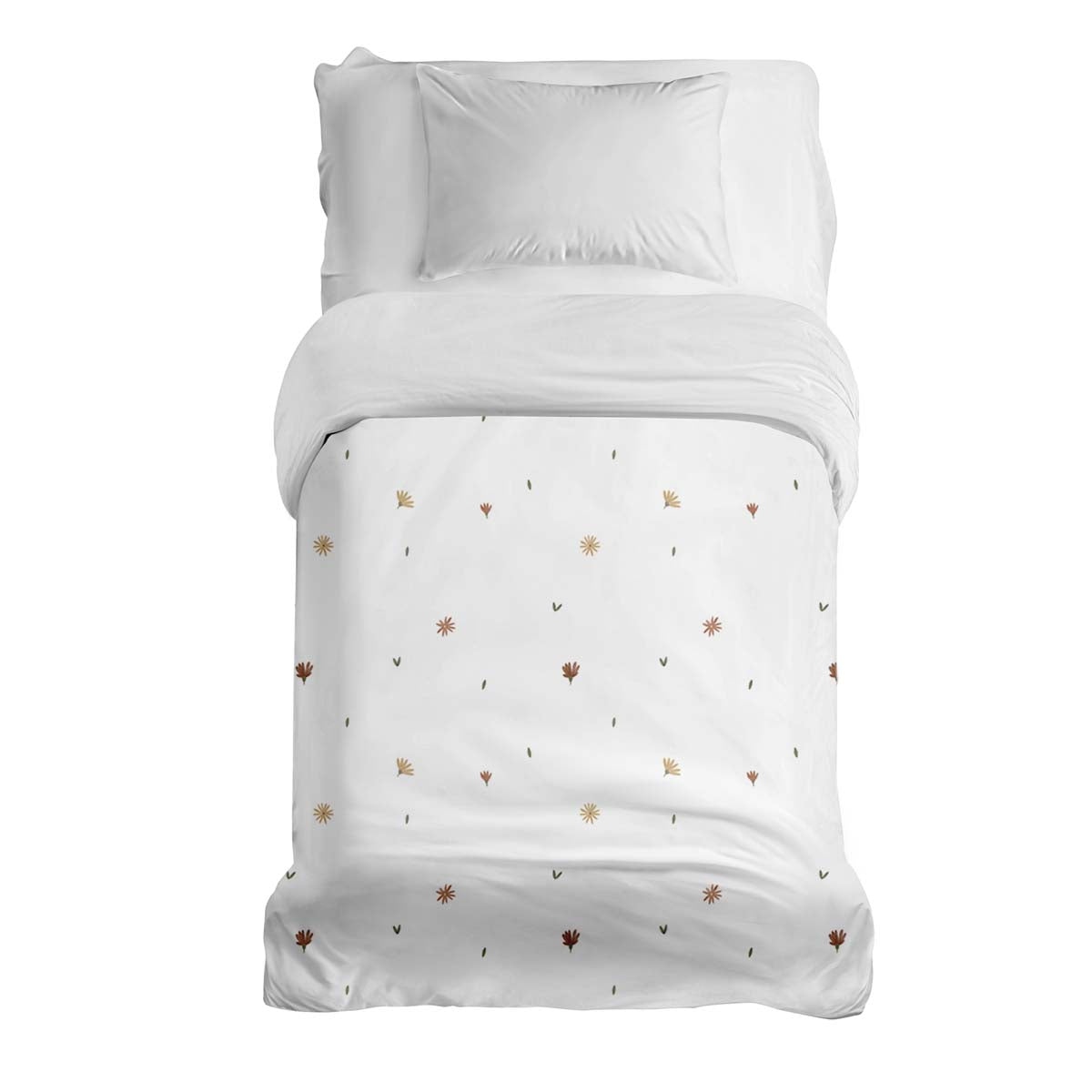 Couverture thérapeutique originale - Housse en coton Petites fleurs