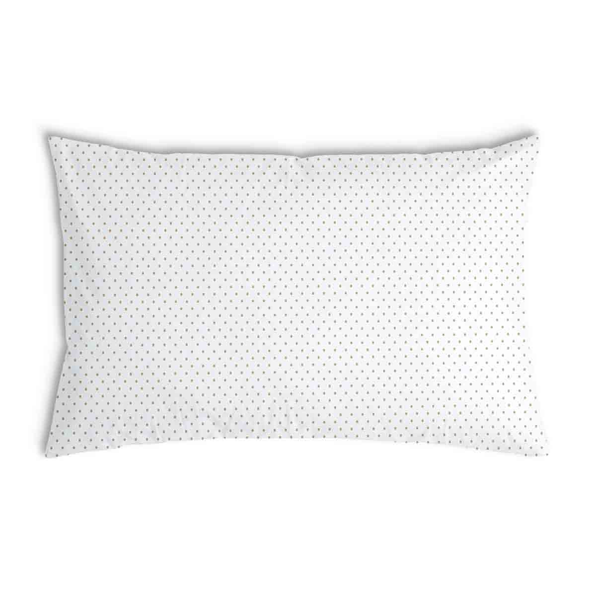 Coussin de santé blanc avec des petits points dorés
