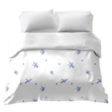 Original therapy blanket - cotton cover blue blossom