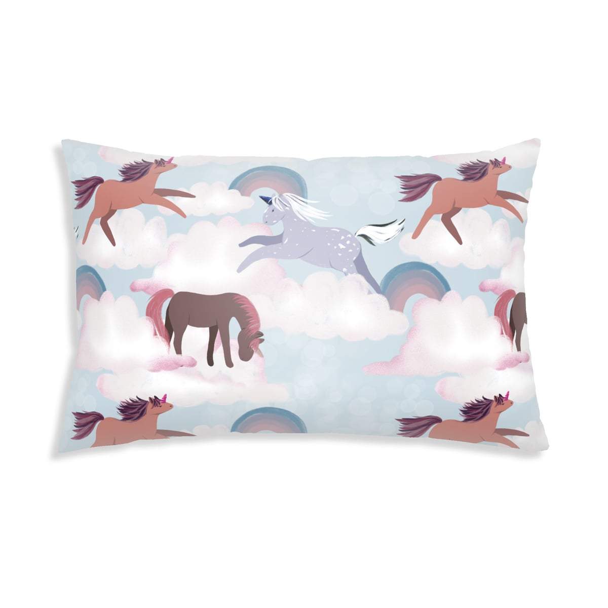 Health pillow with horse pattern for children