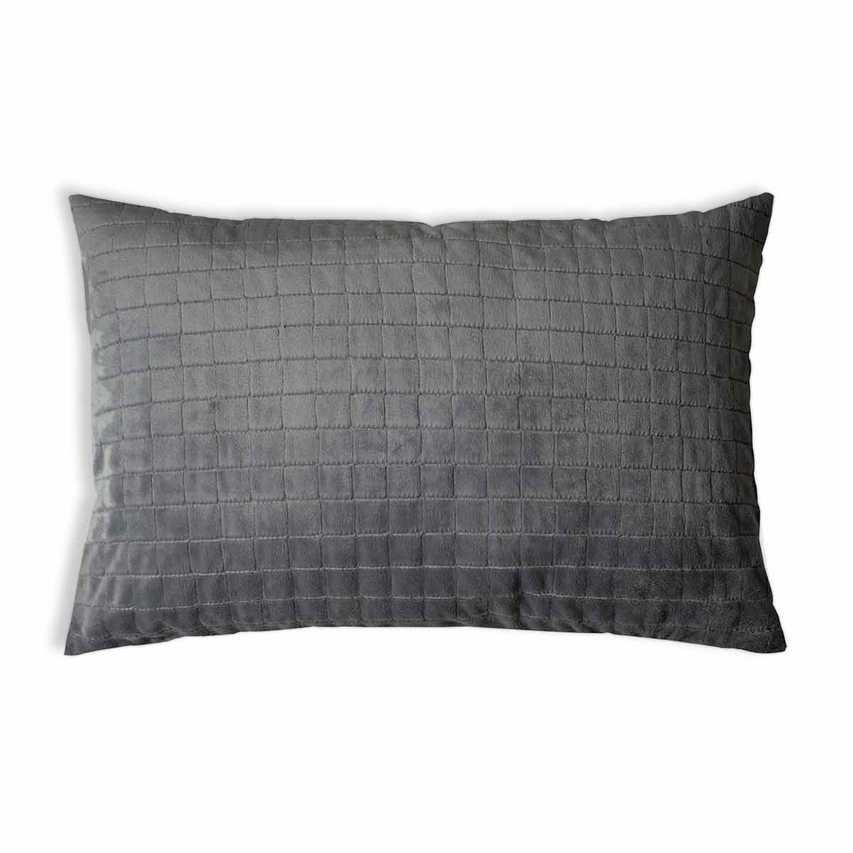 Wellness Pillow with 4-Season Cover in Graphite Gray for Adults