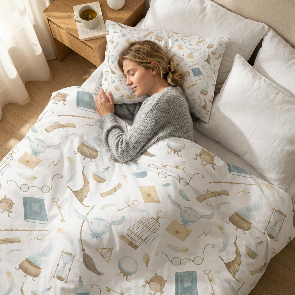 Couverture thérapeutique originale - Couverture pondérée magique avec housse en coton pour enfants et adultes