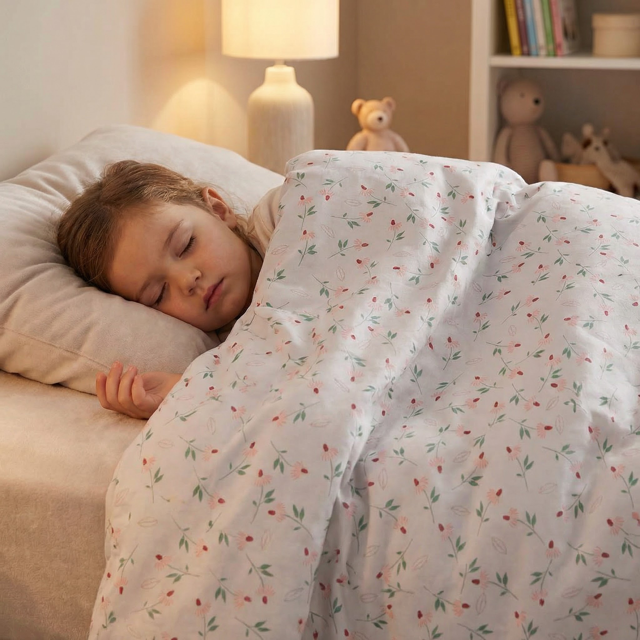 Couverture thérapeutique originale - Couverture pondérée Marguerite avec housse en coton pour enfants