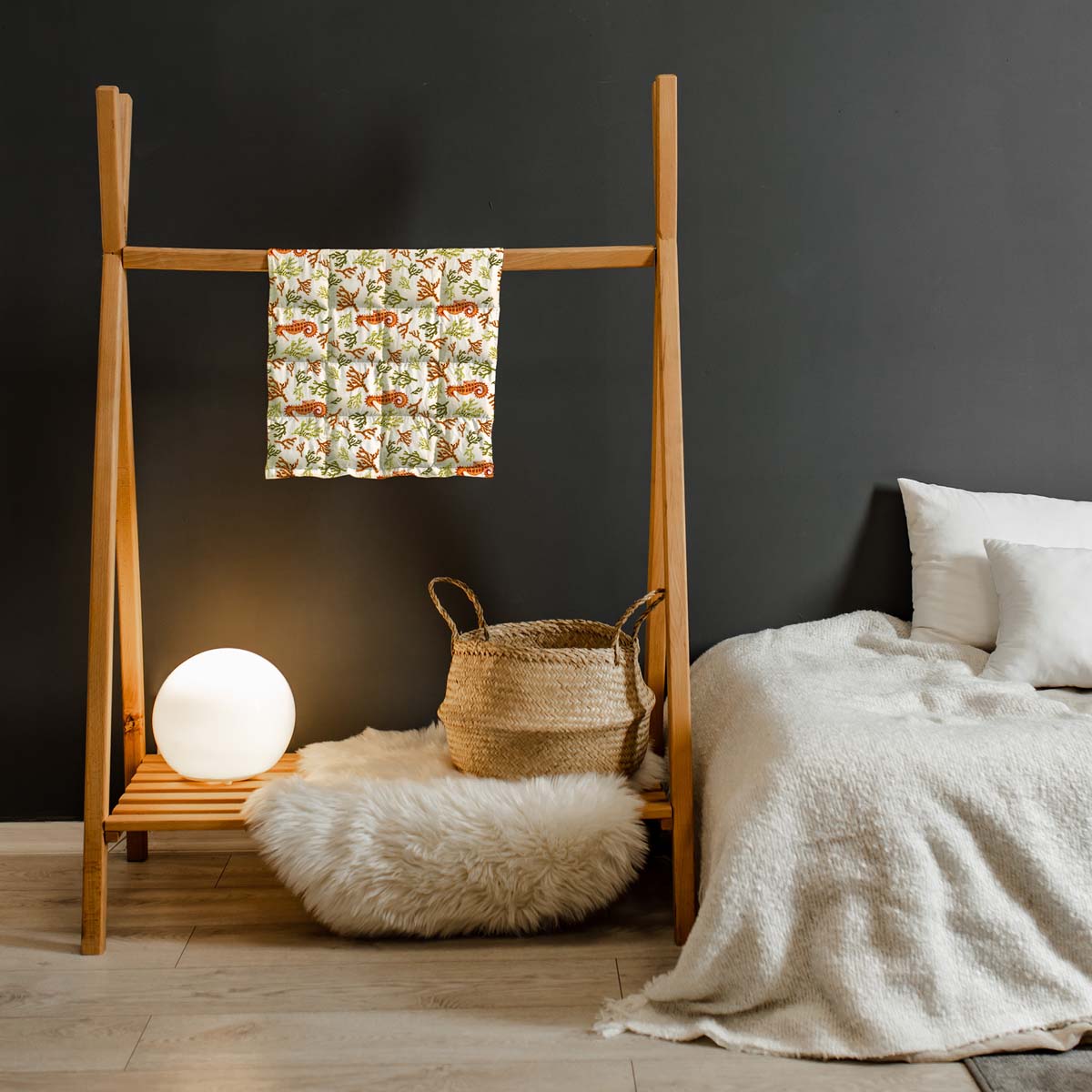 Weight pillow for children - sea animal motifs