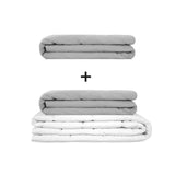 Original therapy blanket - weighted blanket set for adults including 2 covers of choice