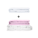 Original therapy blanket - weighted blanket set for adults including 2 covers of choice