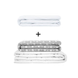 Original therapy blanket - weighted blanket set for adults including 2 covers of choice