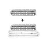 Original therapy blanket - weighted blanket set for adults including 2 covers of choice