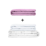 Original therapy blanket - weighted blanket set for adults including 2 covers of choice