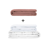 Original therapy blanket - weighted blanket set for adults including 2 covers of choice