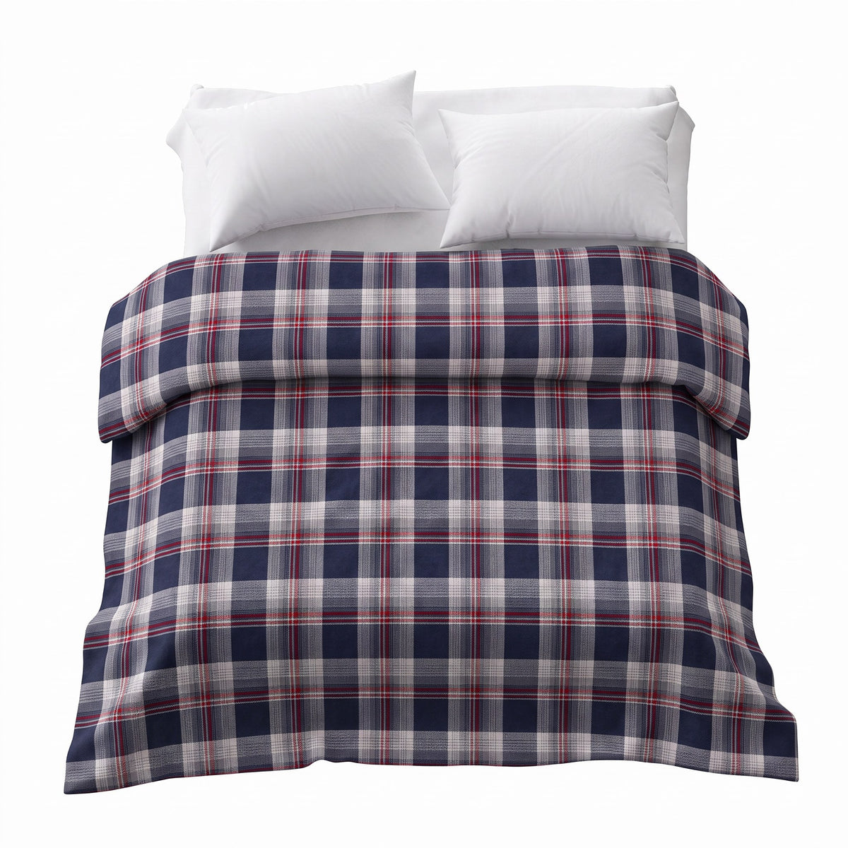 Original Therapy Blanket - Blue Check Flannel Cover