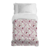 Original therapy blanket - cotton cover cherry blossoms with birds