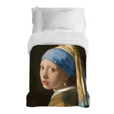 Original therapy blanket - cotton cover The Girl with the Pearl Earring