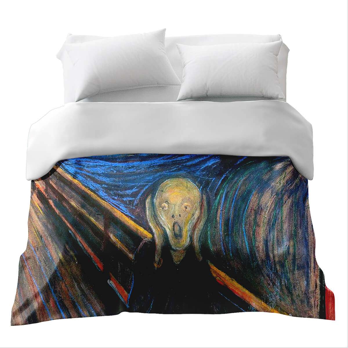 Couverture thérapeutique originale - Housse en coton Le Cri