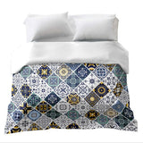 Original therapy blanket - cotton cover oriental tiles