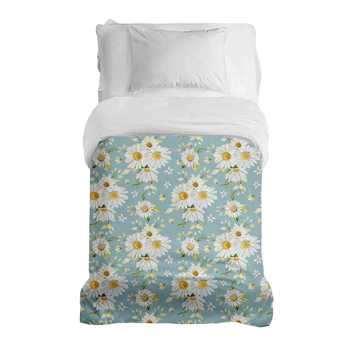 Couverture thérapeutique originale - Housse en coton Champ de marguerites