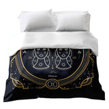 Original therapy blanket - cotton cover zodiac sign Gemini