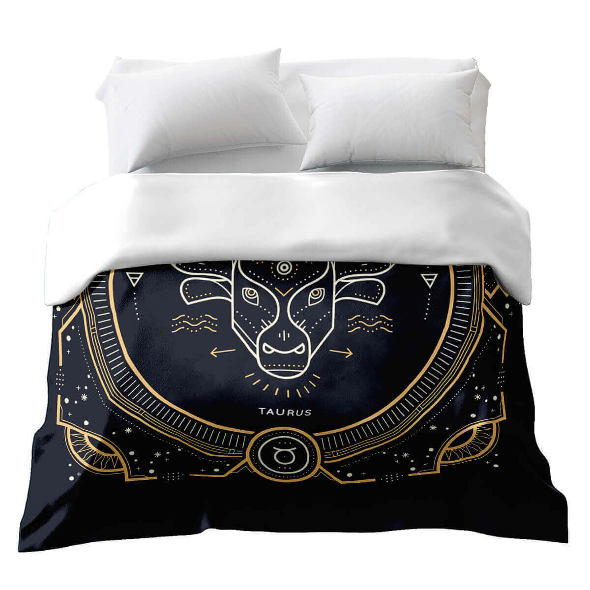 Couverture thérapeutique originale - Housse en coton Signe astrologique Taureau