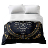 Original therapy blanket - cotton cover zodiac sign Taurus