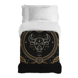 Original therapy blanket - cotton cover zodiac sign Taurus