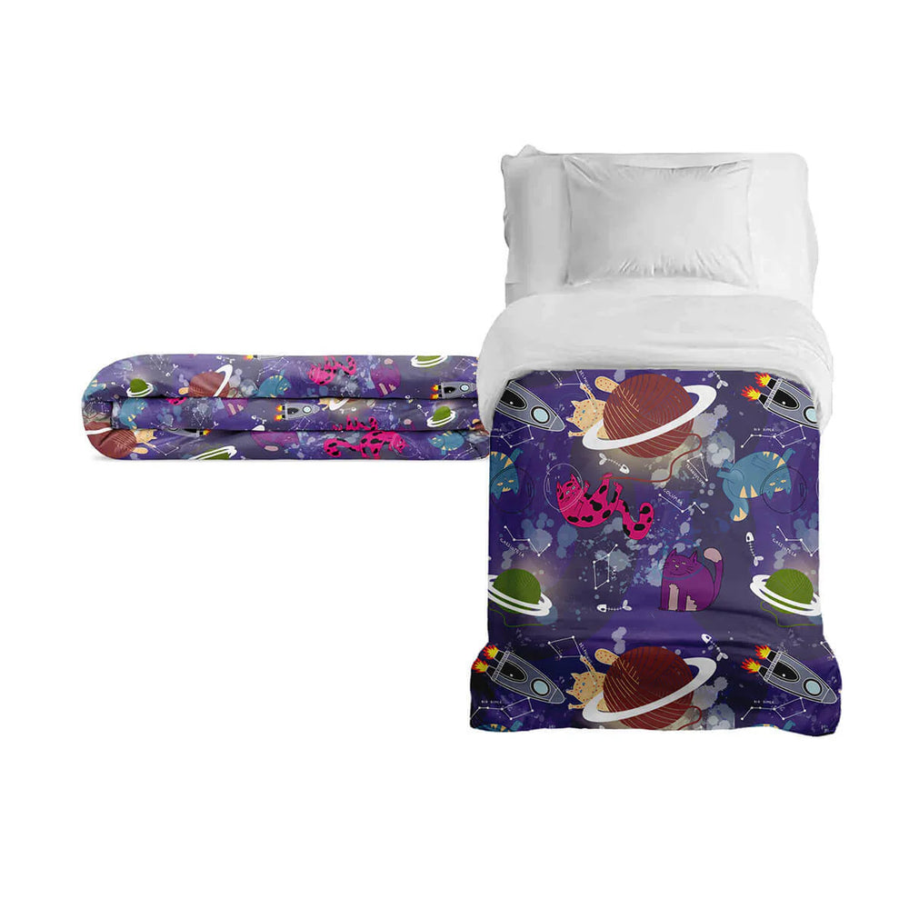 Couverture thérapeutique originale - Couverture pondérée univers avec housse en coton pour enfants