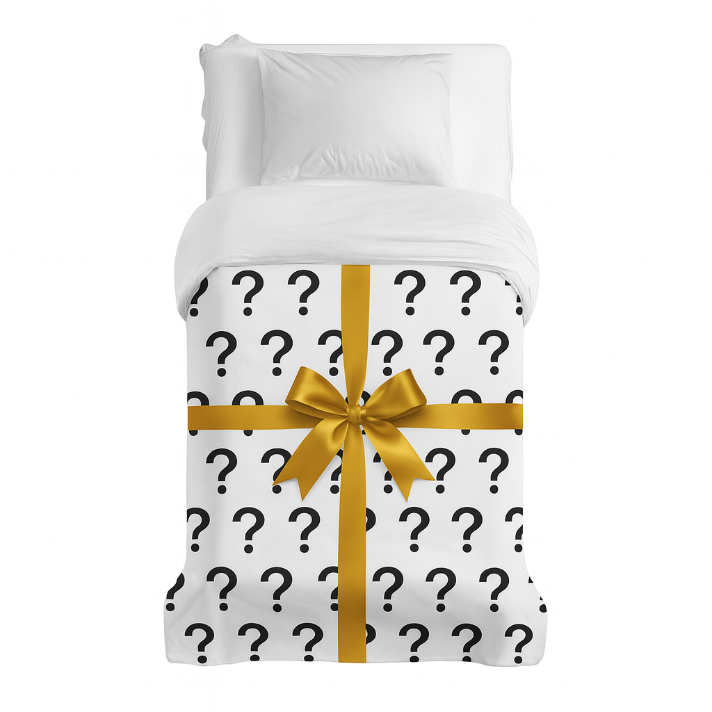 Original therapy blanket - cotton cover in gray with stars