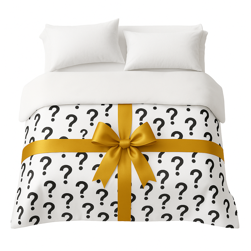 Couverture thérapeutique originale - Housse en coton grise avec étoiles