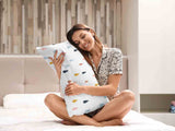 Health pillow with colorful drops