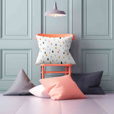 Health pillow with colorful drops