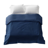 Original therapy blanket - cotton cover in dark blue