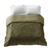 Original therapy blanket - 4-season cover in olive green
