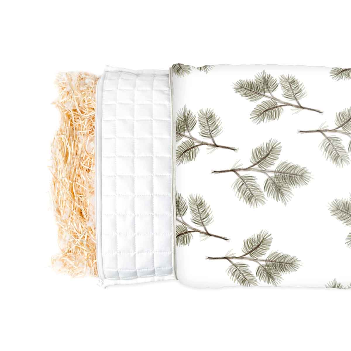 Blanc avec branches Coussin de santé pour adultes
