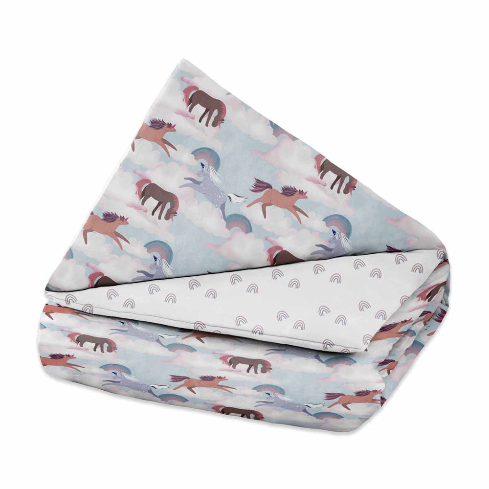 Original therapy blanket - horse weighted blanket with cotton cover for children