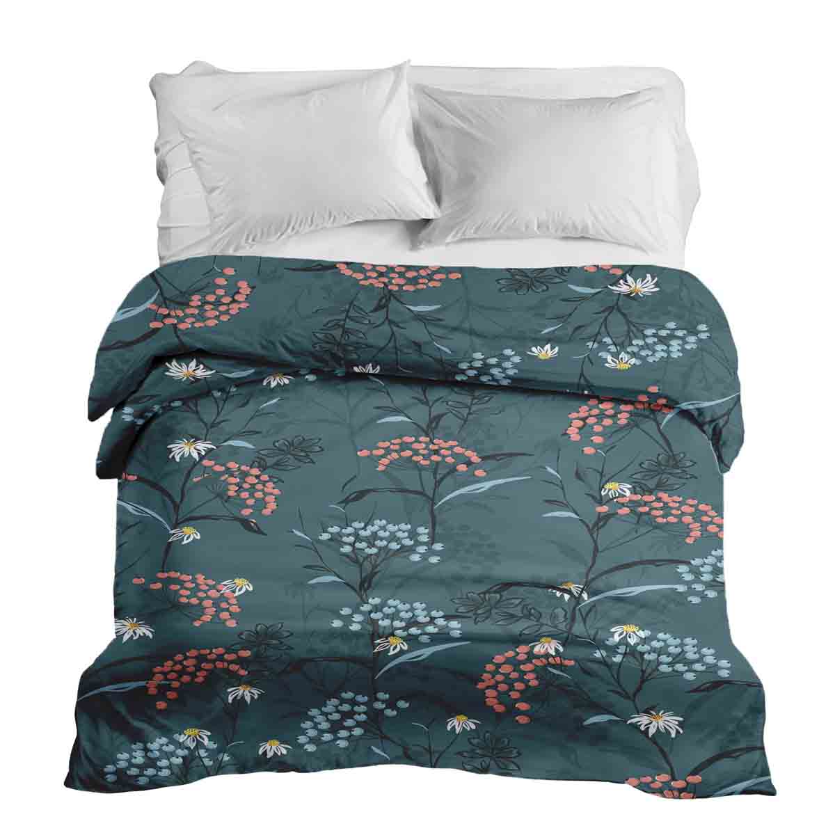 Couverture thérapeutique originale - Housse en coton Fleurs de printemps