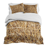 Therapy blanket bedding set with hay