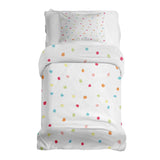 Therapy blankets bedding set, colorful dots.