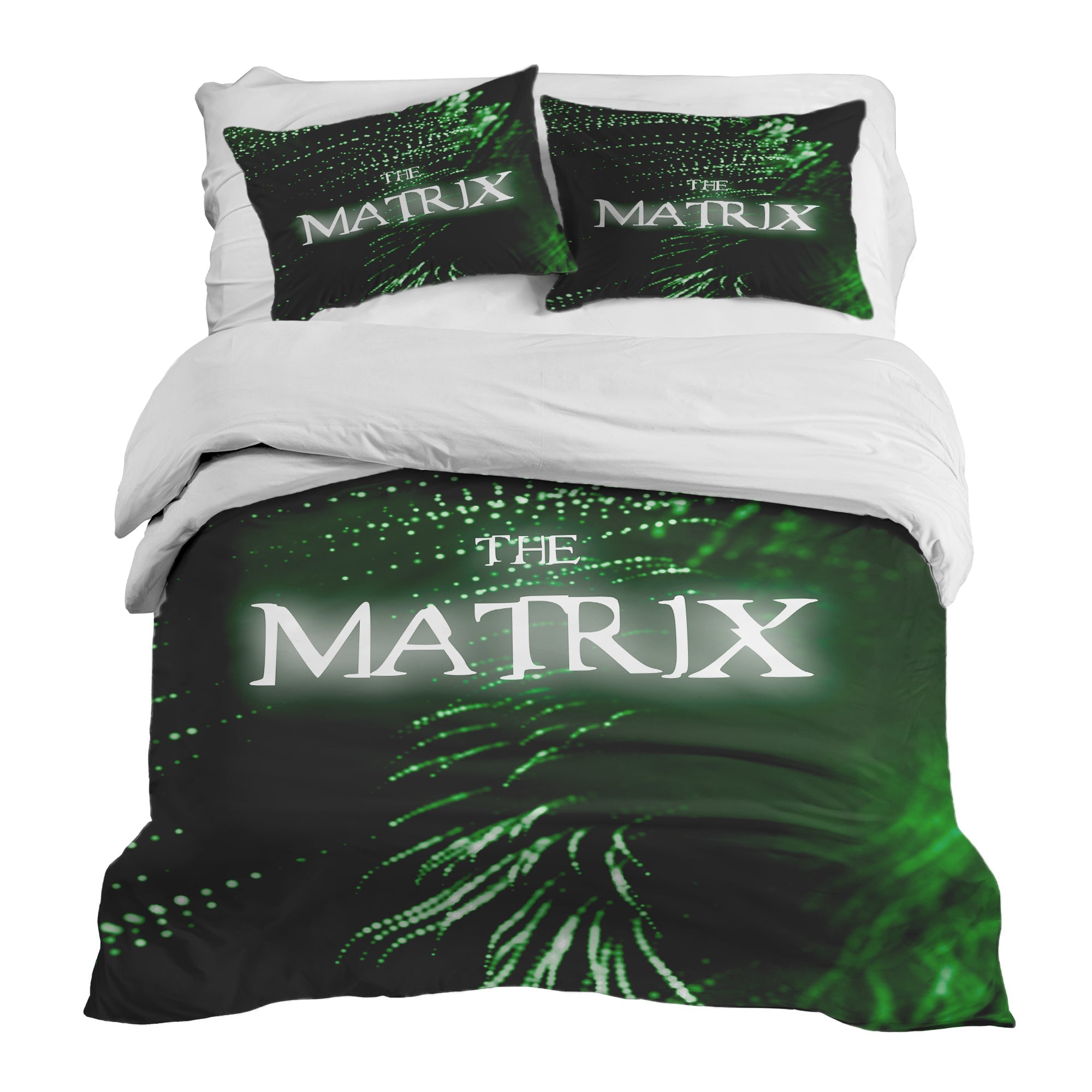 Ensemble de literie couverture thérapeutique vert The Matrix
