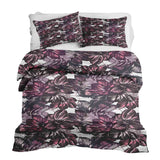 Therapy blanket and bedding set with a sea of purple flowers.
