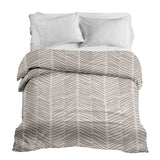 Original therapy blanket - cotton cover beige with stripes