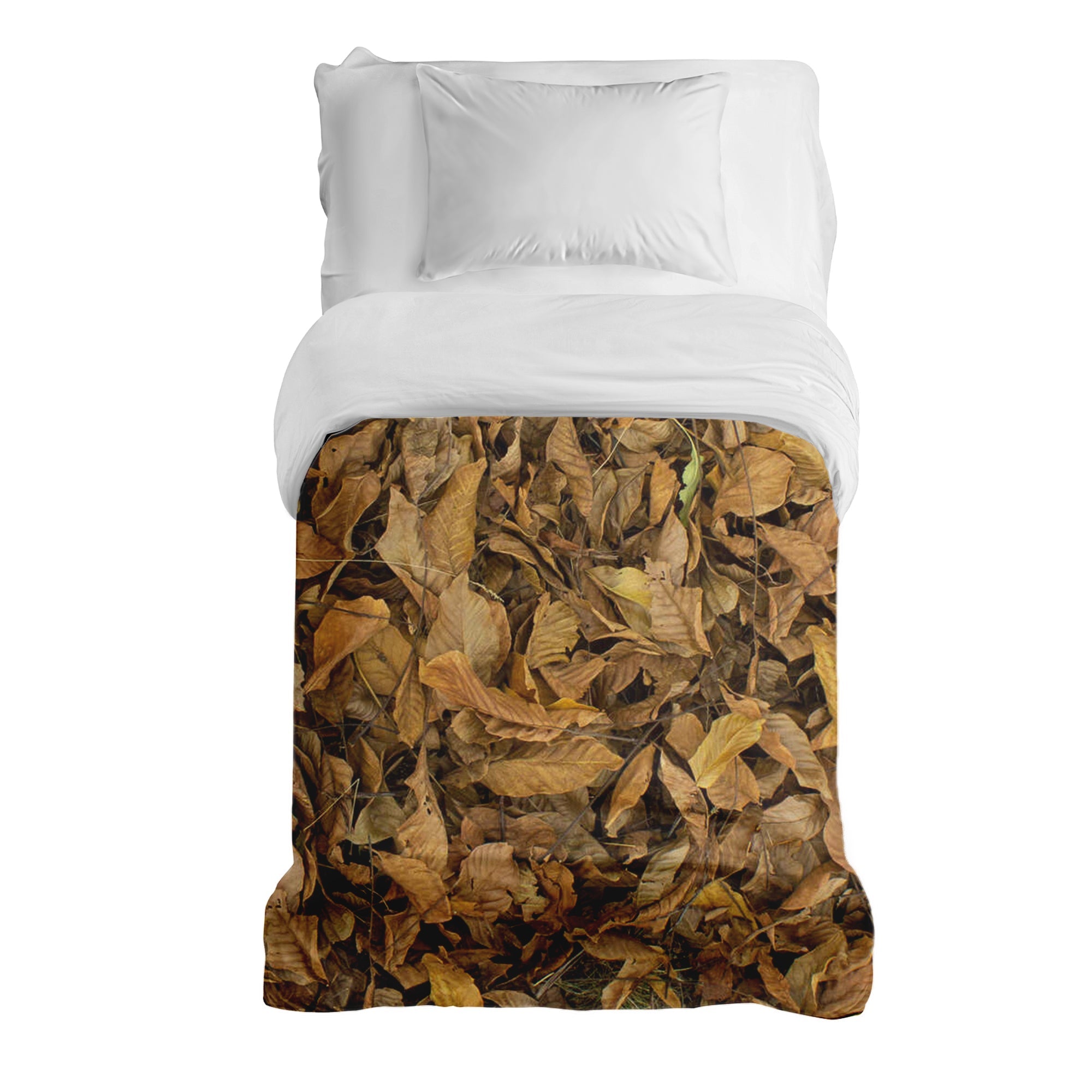 Couverture thérapeutique originale - Housse en coton Feuilles d'automne