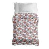 Original therapy blanket - cotton cover gray fish