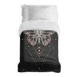 Original therapy blanket - cotton cover black with butterfly