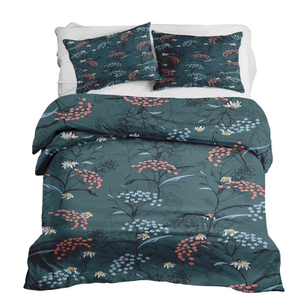 Therapy blankets bedding set spring flowers