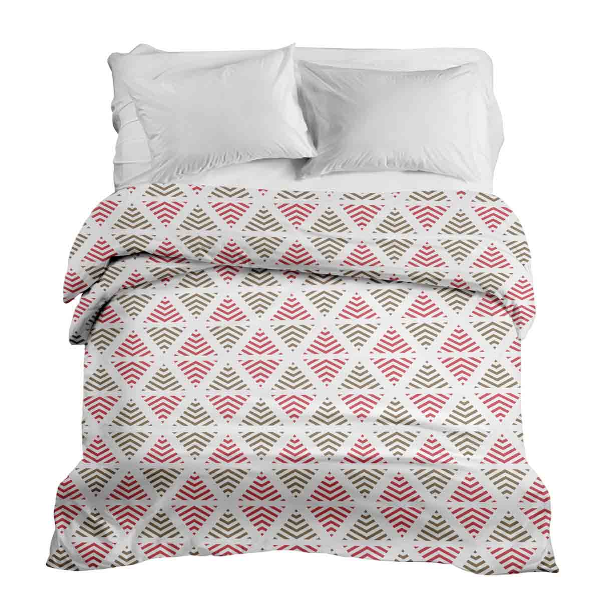 Original therapy blanket - cotton cover Christmas triangles