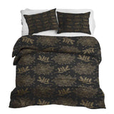 Therapy blankets bedding set black Christmas star