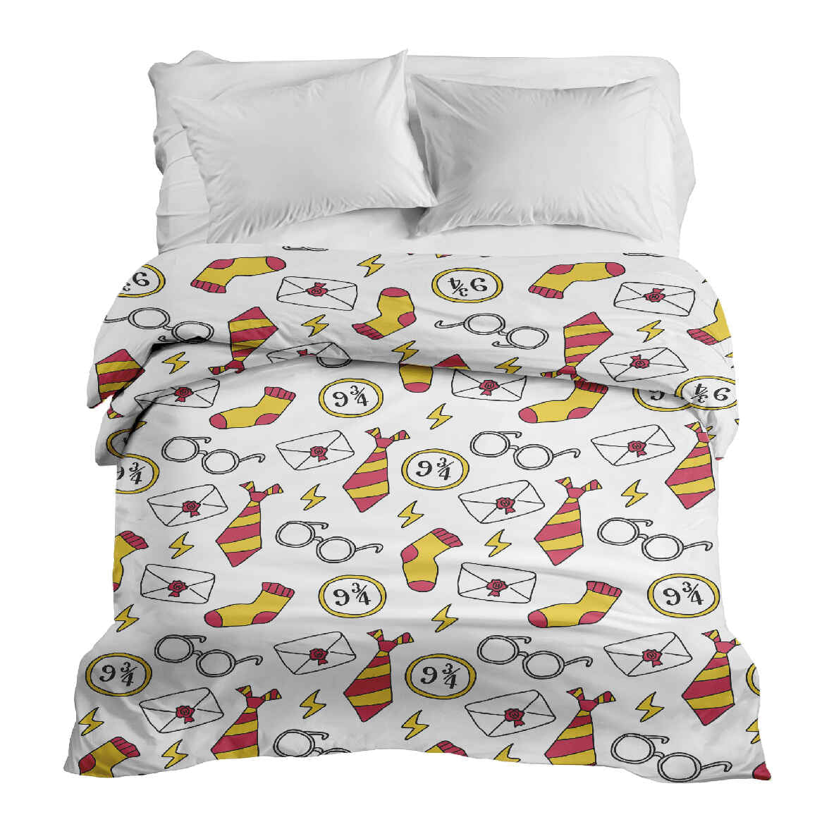 Original therapy blanket - cotton cover white magic school