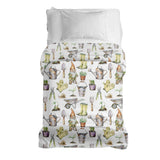 Original therapy blanket - cotton cover white gardening