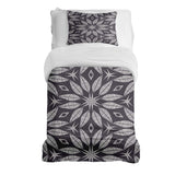 Therapy blanket bedding set with large flower